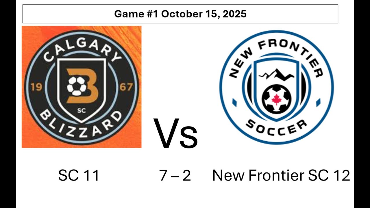 S1E1 - SC 11 vs New Frontier SC 12 - 10/15/2025