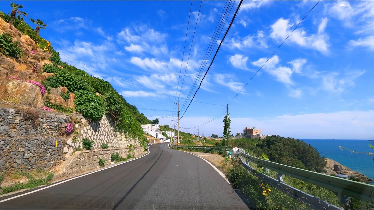 Driving to an island in the southern part of Korea - Namhae - May 2022