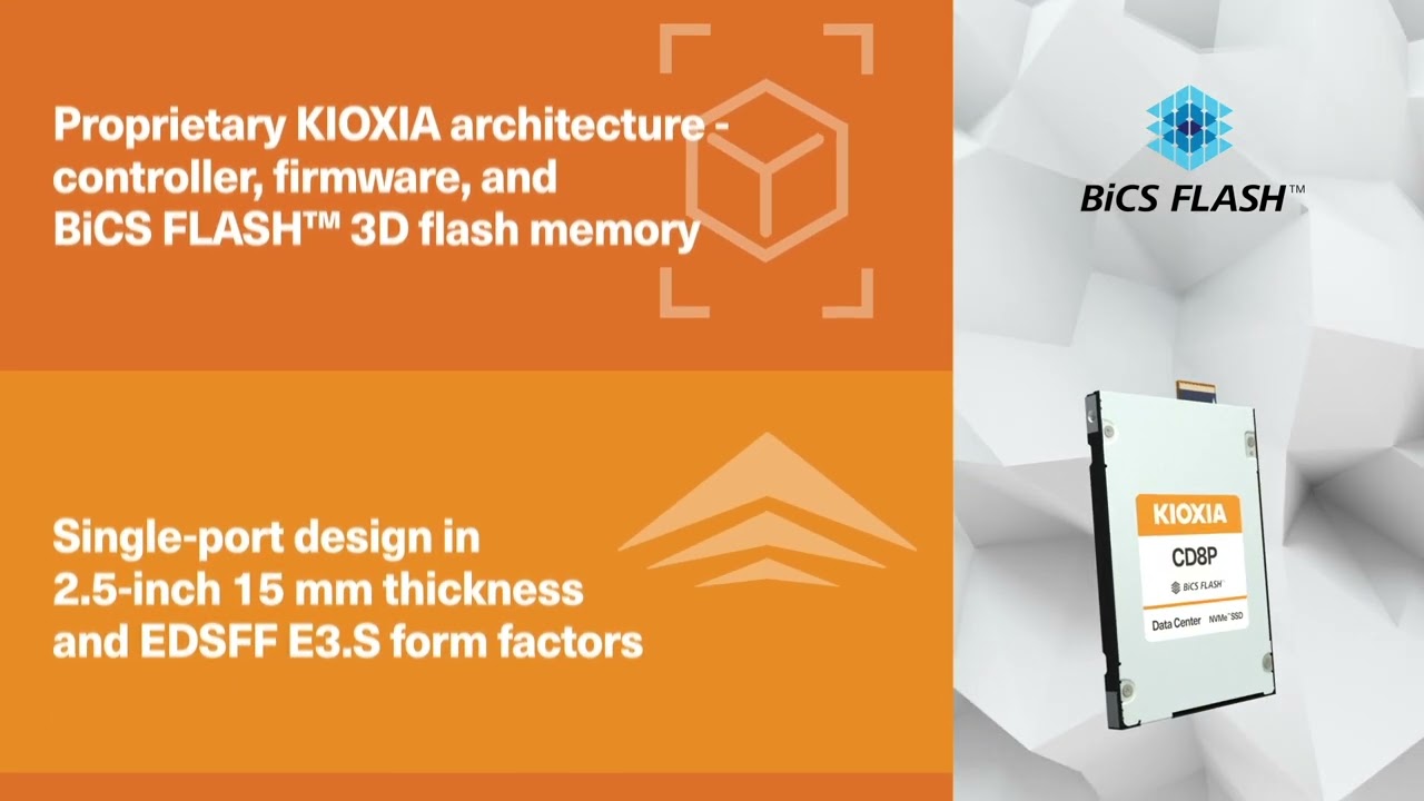 【Featured Product】KIOXIA CD8P Data Center SSD Series