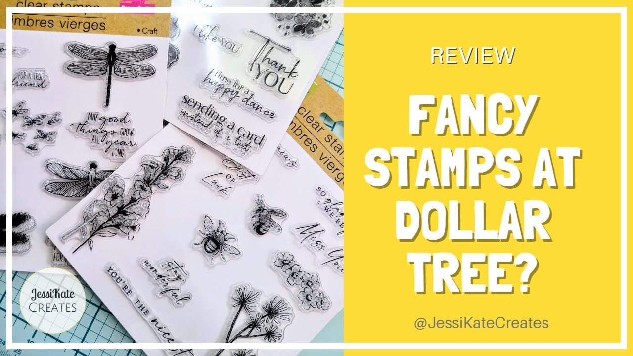 An Honest and Thorough Review of Dollar Tree Clear Stamps