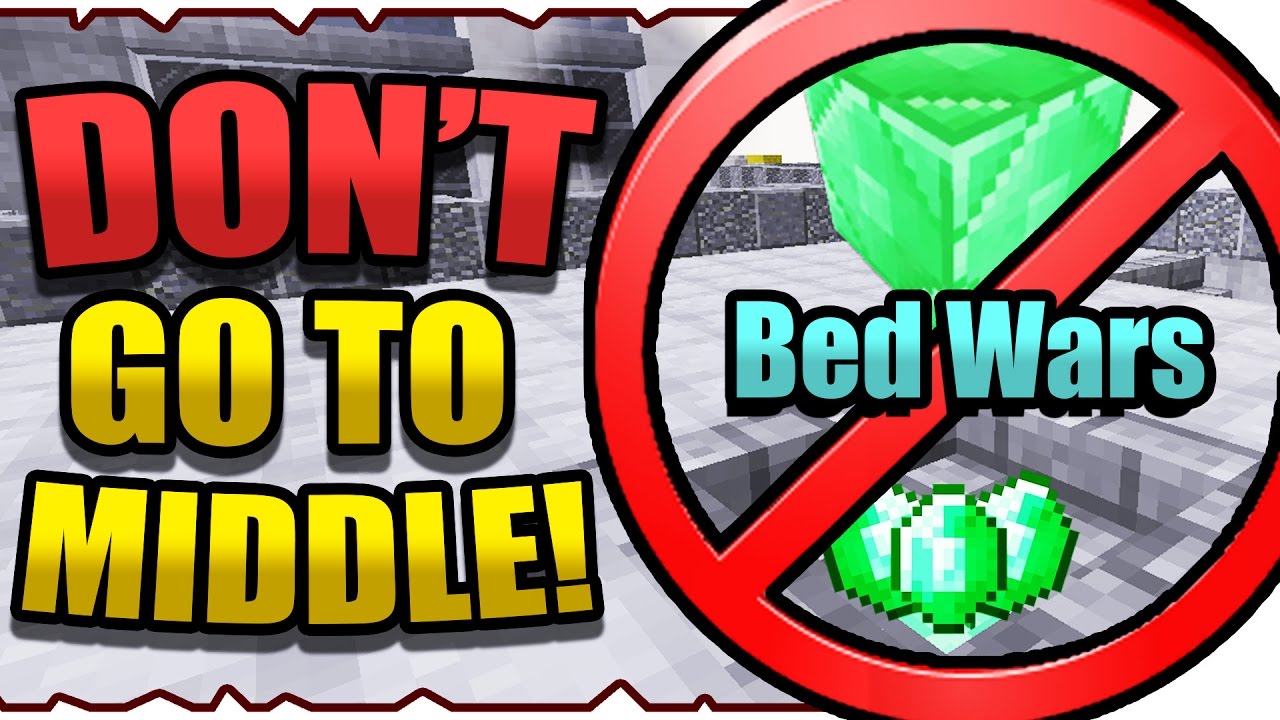 Bed Wars ❗ DON'T GO TO MIDDLE CHALLENGE! ❗