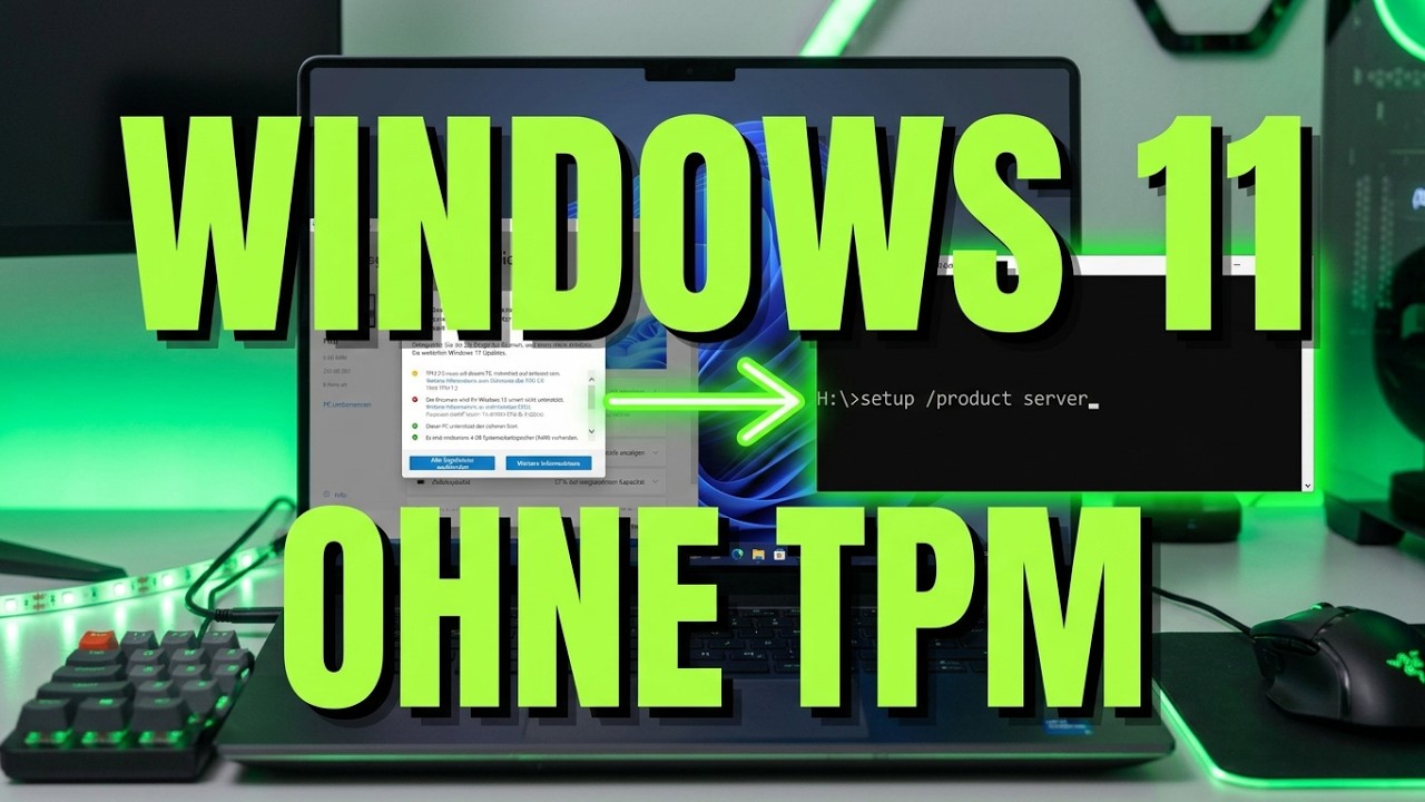 Windows 11 auf altem PC installieren ohne TPM & CPU Check
