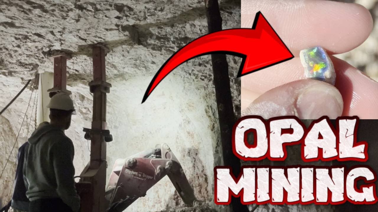 Opal mining in Lightning Ridge - We found opal!