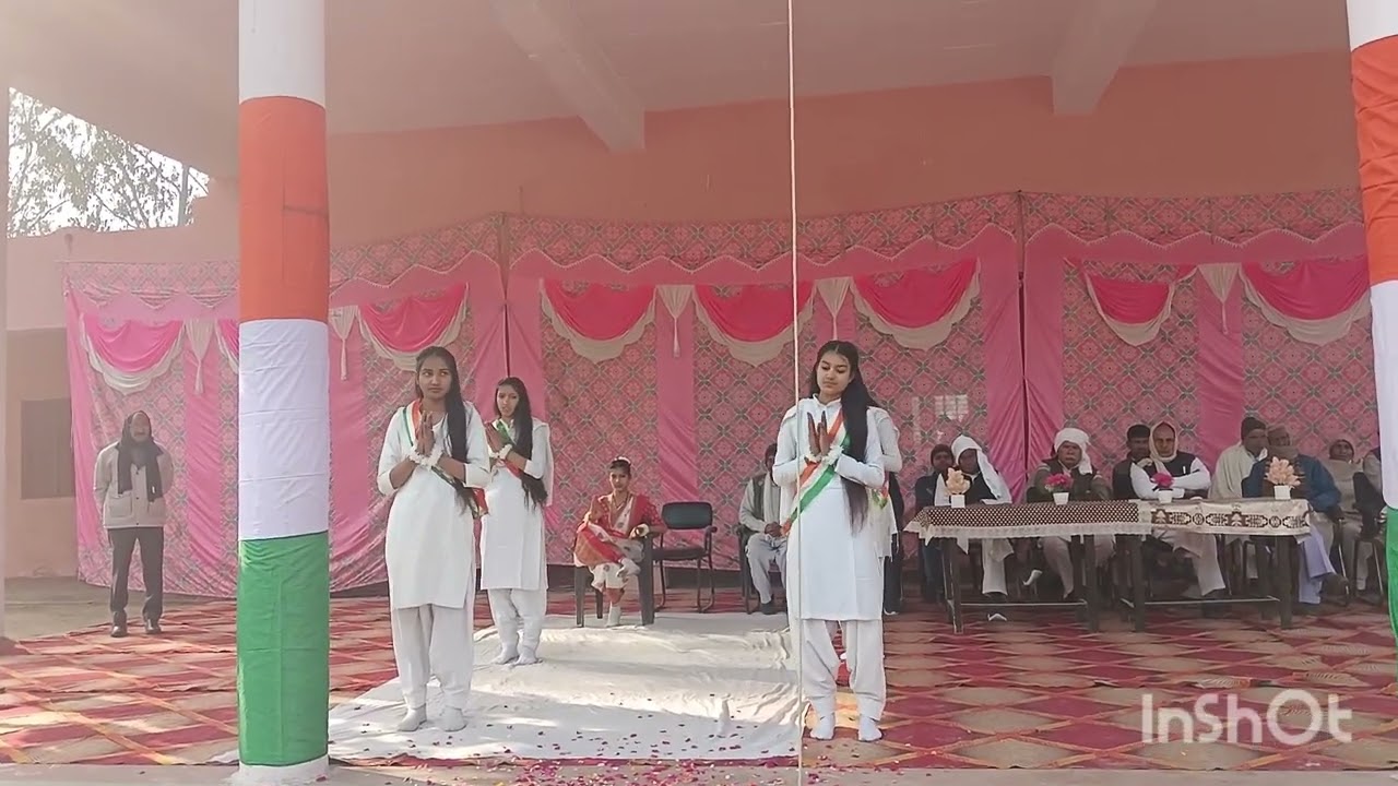 सरस्वती वंदना ##by students# aadarsh inter college jat mujhera muzaffarnagar 🙏🙏
