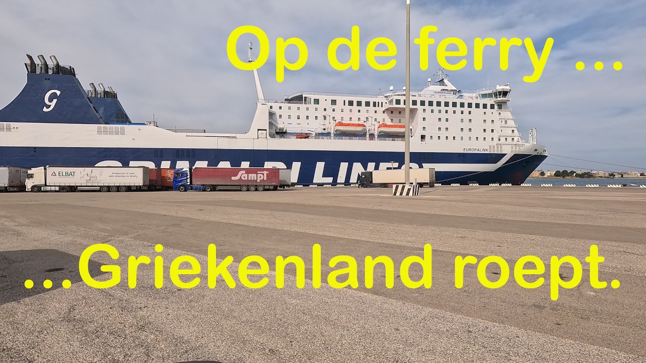 Op de ferry, Griekenland roept.  #61