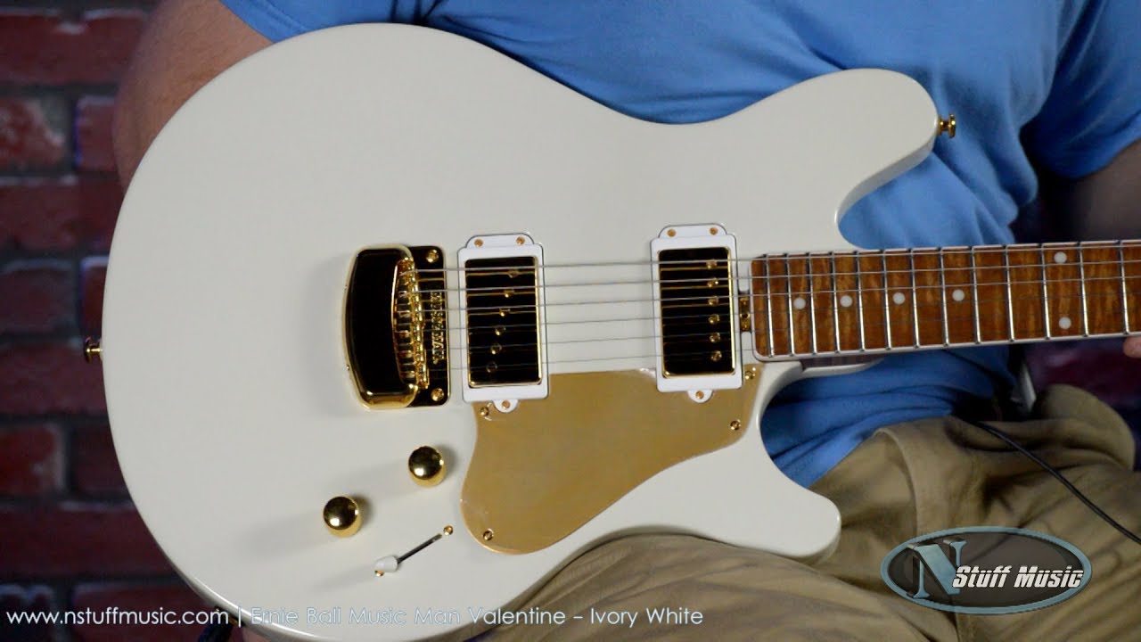 Ernie Ball Music Man Valentine - Ivory White