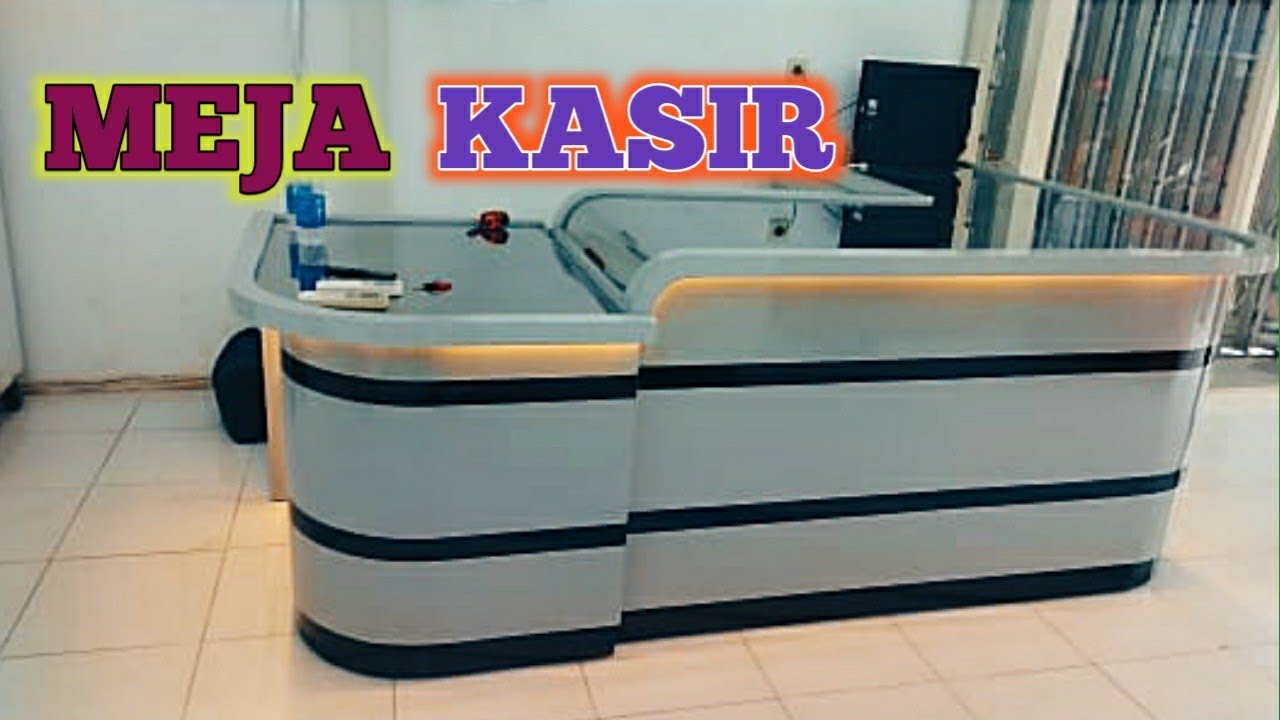 Meja Kasir Leter L dan Melengkung || Beginilah proses pengerjaannya