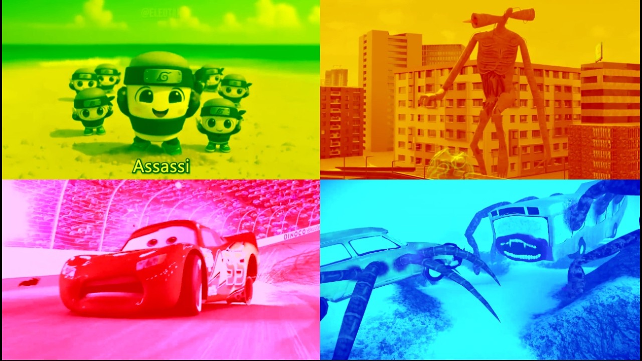 🧠😎🐋 Italian Brainrot🆚 📢 Siren Head 🆚 ⚡McQueen 🆚 🚌 School Bus Monster 🎶CoffinDance Song #56