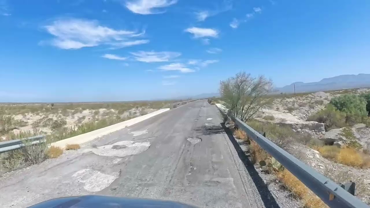 33 MINUTOS DE ESTACION HIPOLITO HASTA LA CARRETERA 57, EN COAHUILA
