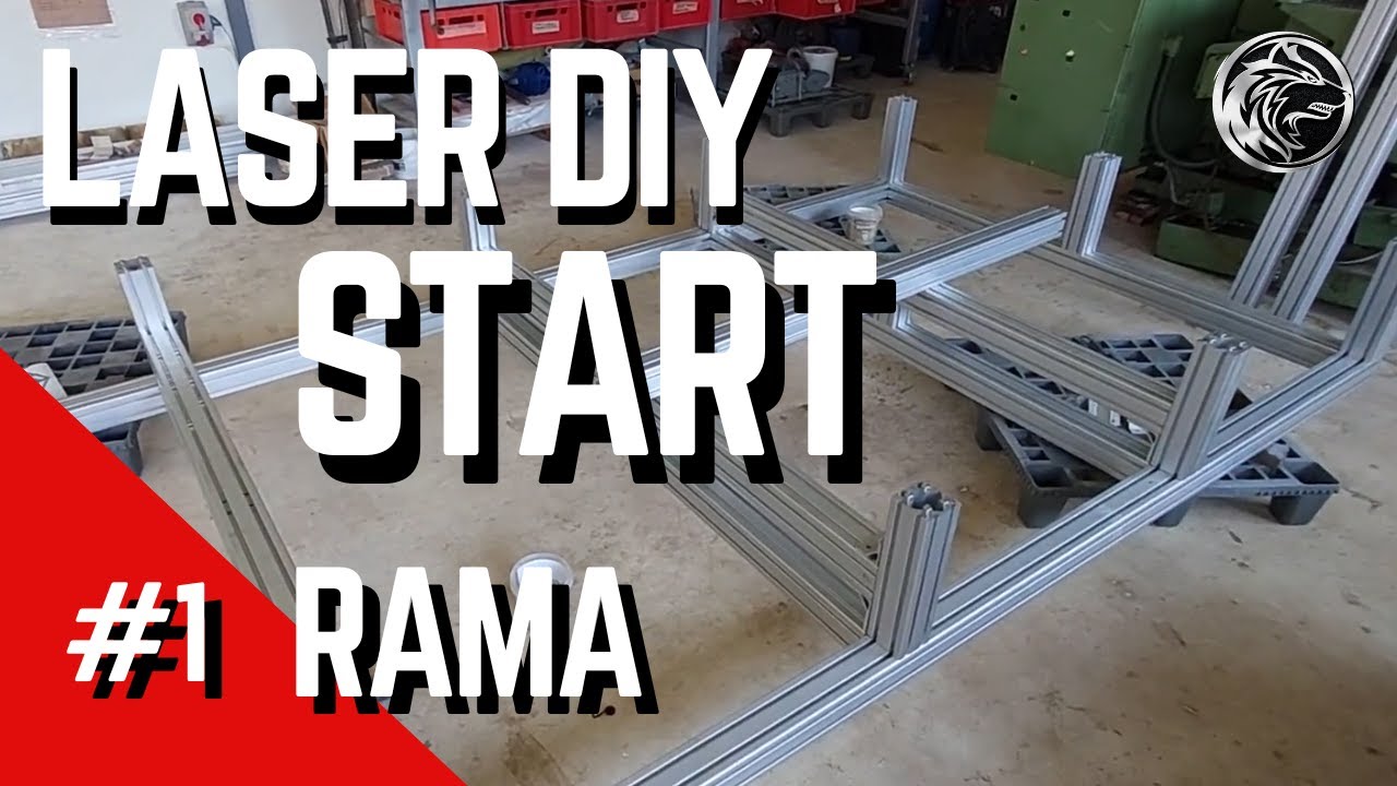 Laser DIY – Rama z profili aluminiowych