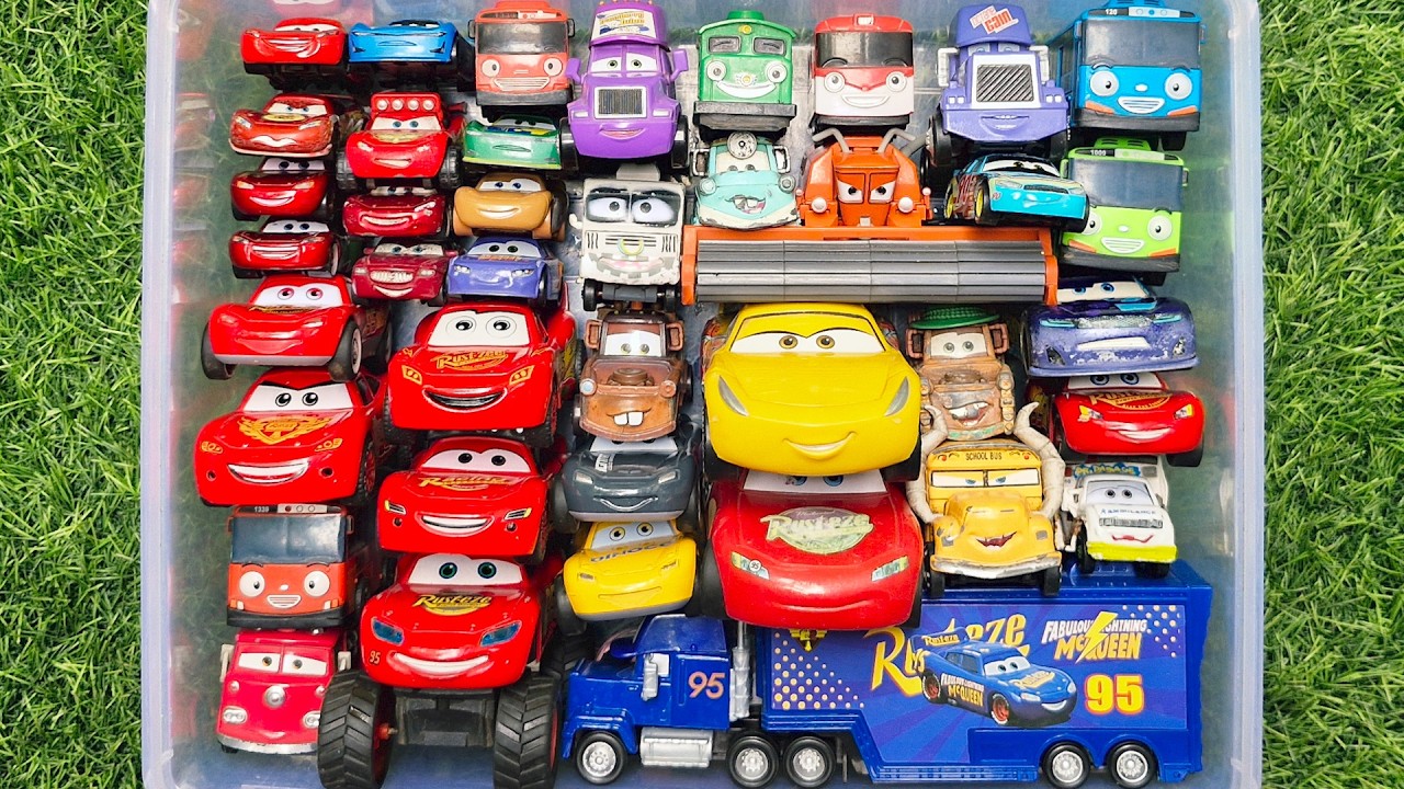 Disney Pixar Cars Unboxing Review | Lightning McQueen, Tow Mater, Doc Hudson, Sally Carrera, Mack