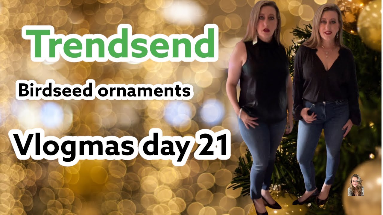Vlogmas 21 trendsend tryon and birdseed ornaments. #vlogmas, #trendsend, #southernyankee,