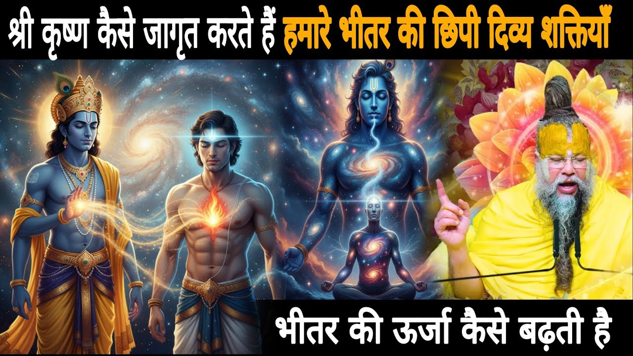 श्री कृष्ण कैसे जागृत करते हैं हमारे भीतर की छिपी दिव्य शक्तियाँ