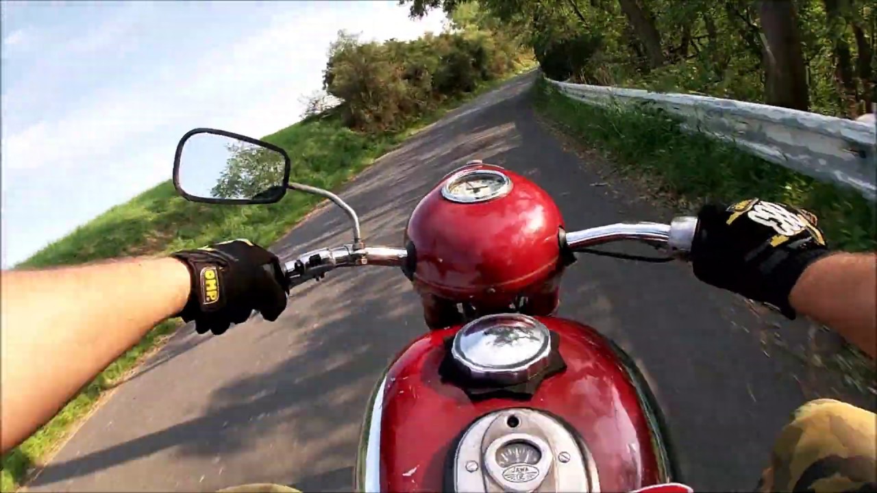 Na Jawě okolo Berounky - Jawa 250/353