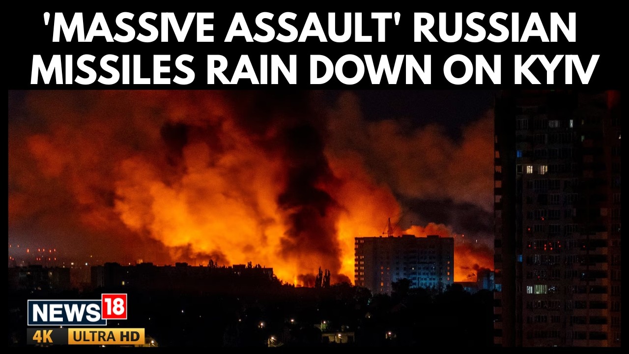 Massive Attack! Russian Missiles Devastate Ukraine | Explosions Rock Kyiv In Overnight Attack | 4K