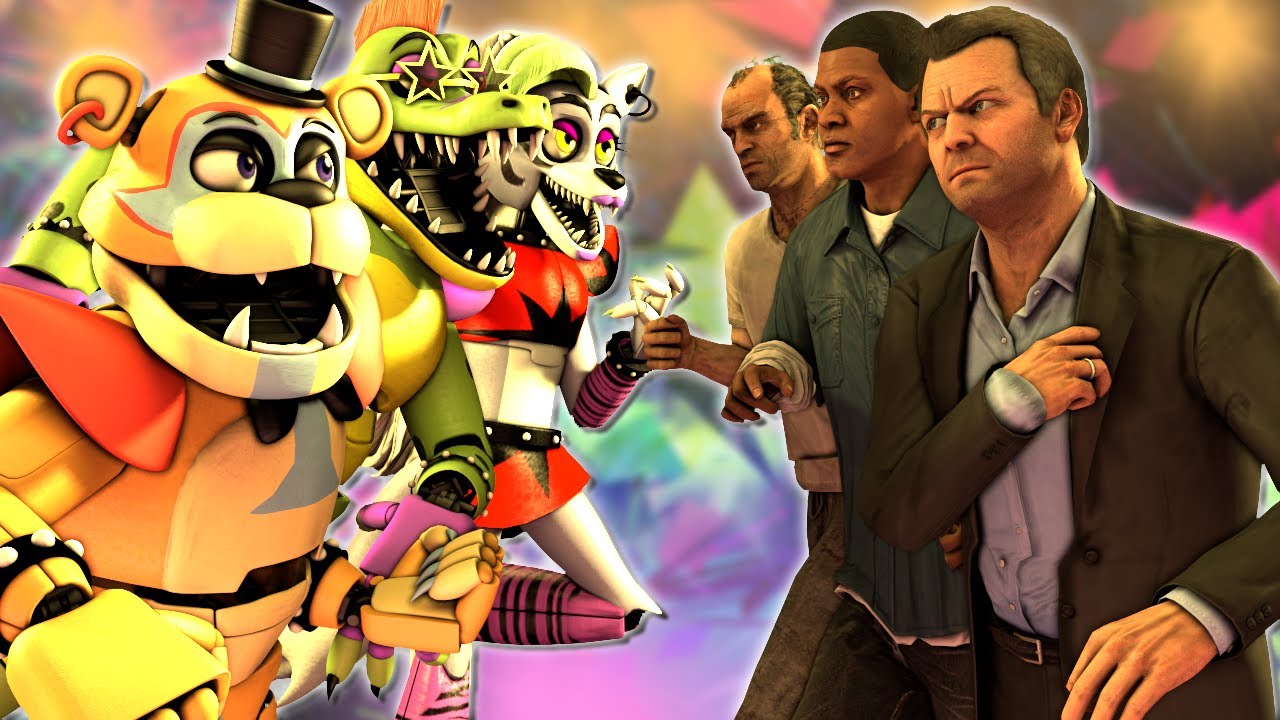 FNaF Security Breach Animatronics vs GTA 5