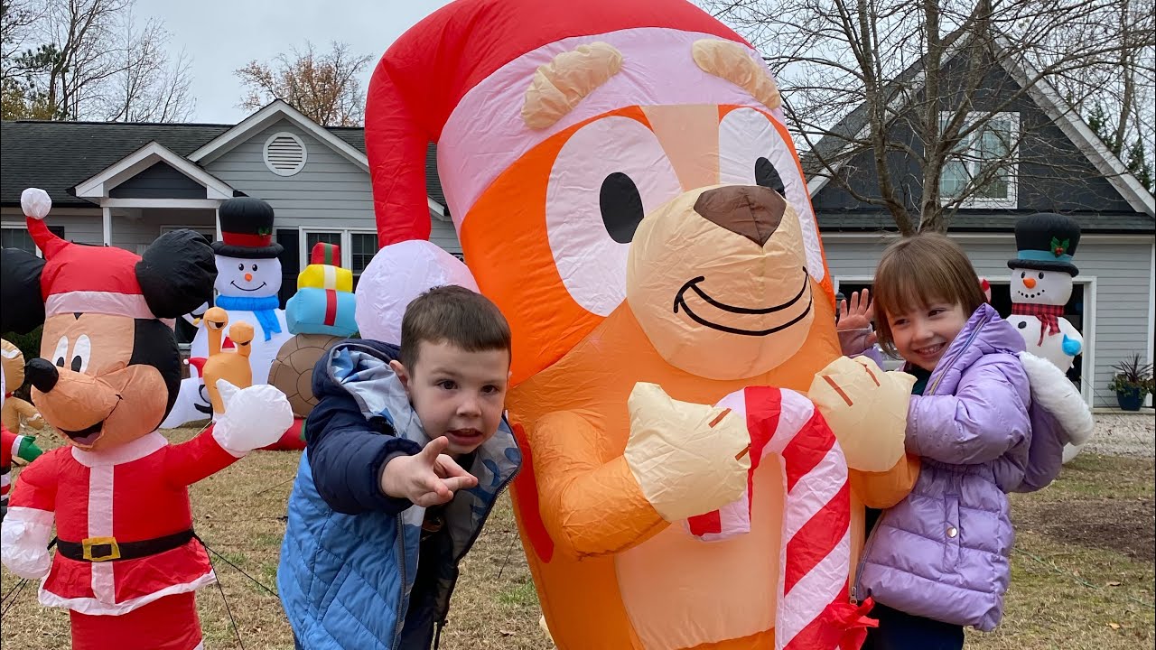 BLUEY & BINGO Christmas INFLATABLE! 
