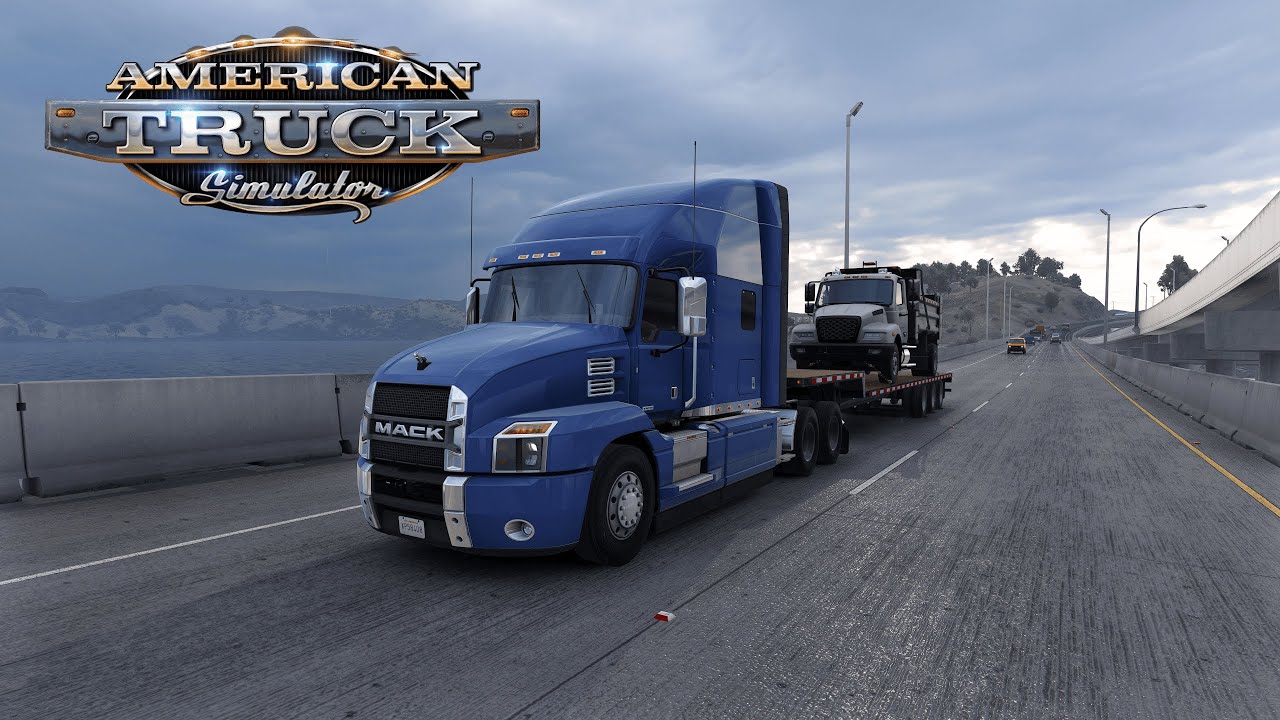 American Truck Simulator. Рейс Юрика - Бейкерсфилд