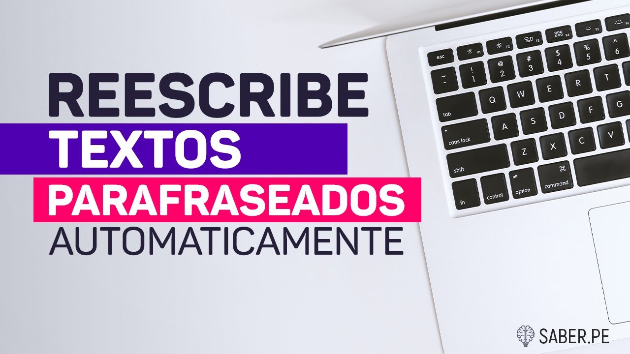 ⚡Reescribe textos parafraseados automáticamente 🌟