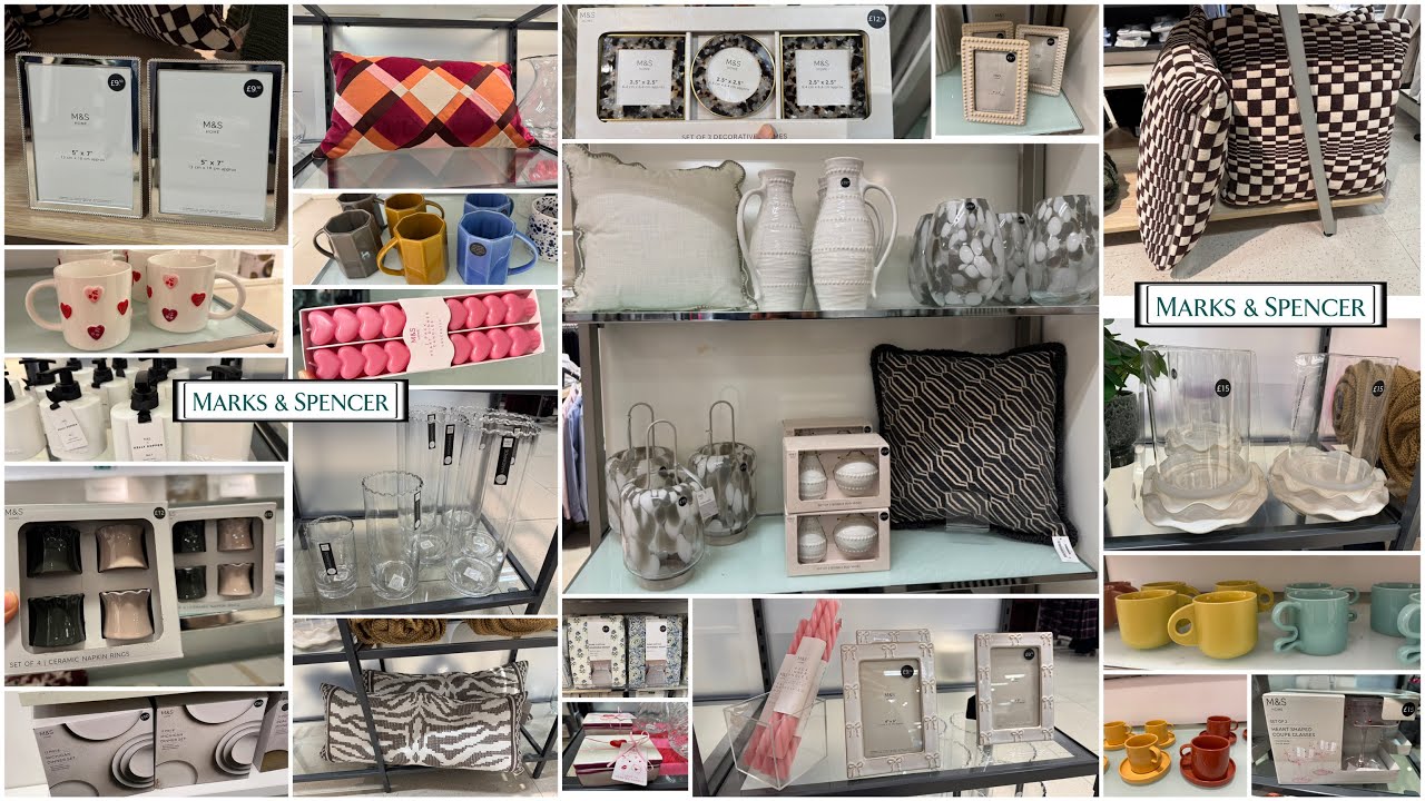 ♦️MARKS & SPENCER HOME♦️HUGE NEW COLLECTION OF HOME DECOR, TABLEWARE ,CANDLES,CUSHIONS🔹February 2026