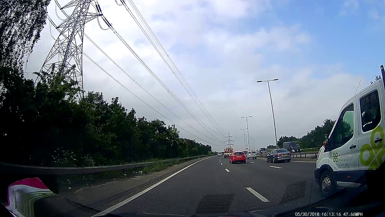 A406 drivers thinking it's a race track