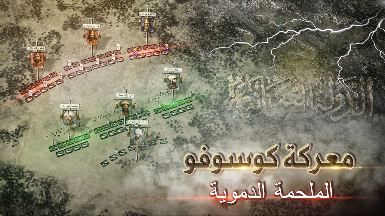 الملحمة الدموية التي غيّرت التاريخ وأسقطت أعظم فرسان أوروبا معركة كوسوفو 1389م ⚔️