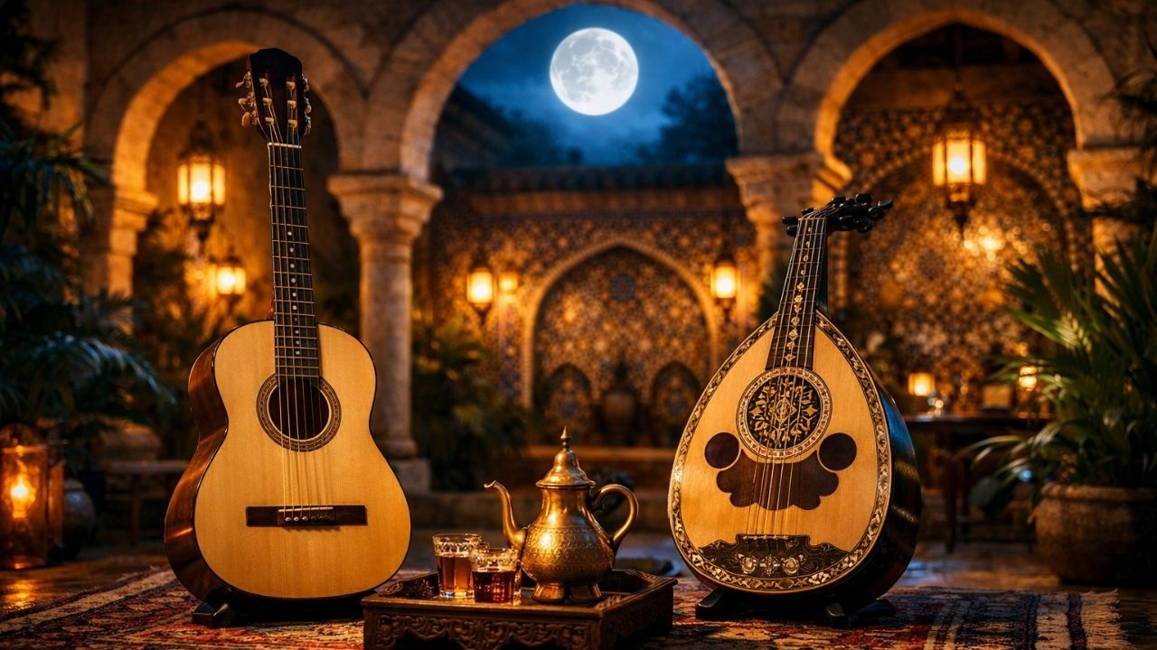 Moonlit Andalusia ✨ | Deep Oud & Flamenco Rumba Instrumental.vol 5