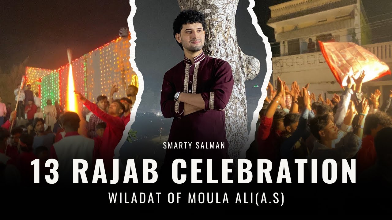 How We Celebrated 13 Rajjab❤️ | Wiladat Of Moula Ali (a.s) In Hyderabad🙌🏻 #youtubeshorts #shorts 