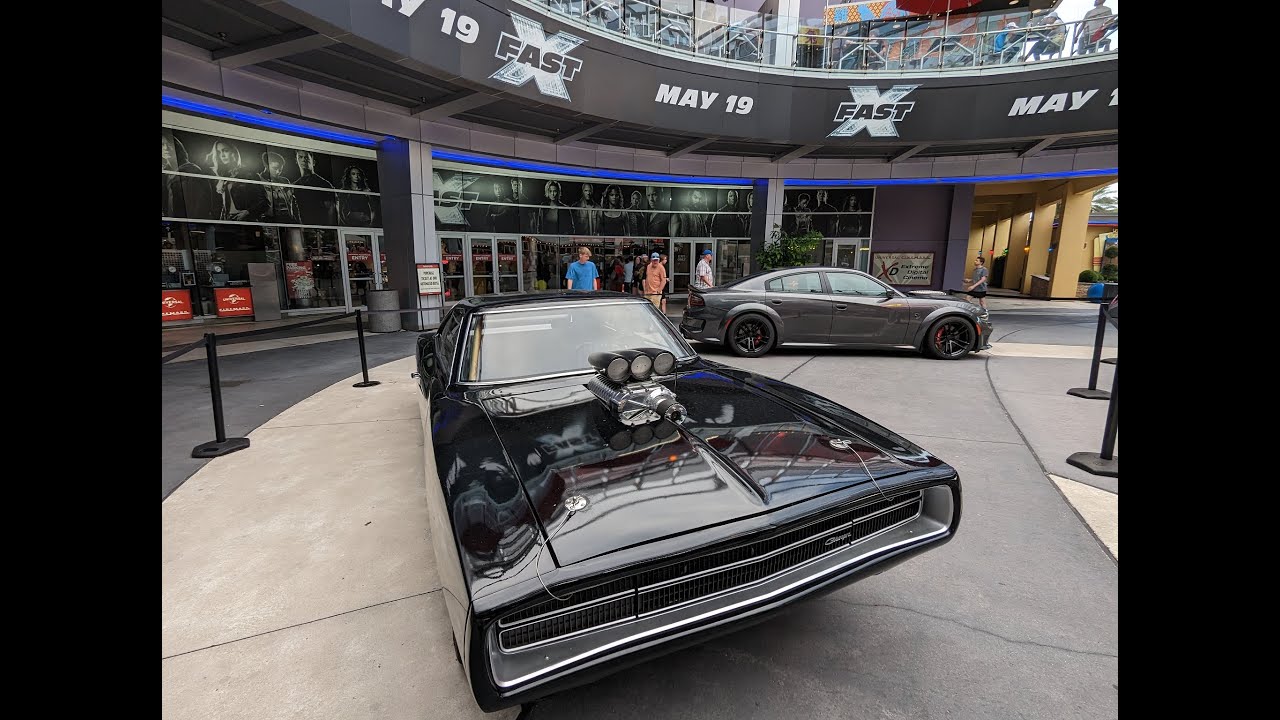 Fast X movie cars @ Universal Orlando - Dodge Charger