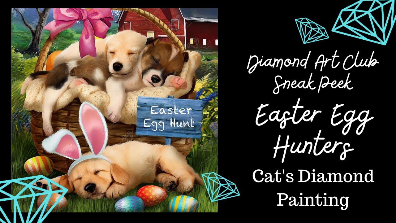 Diamond Art Club Sneak Peek | Easter Egg Hunters