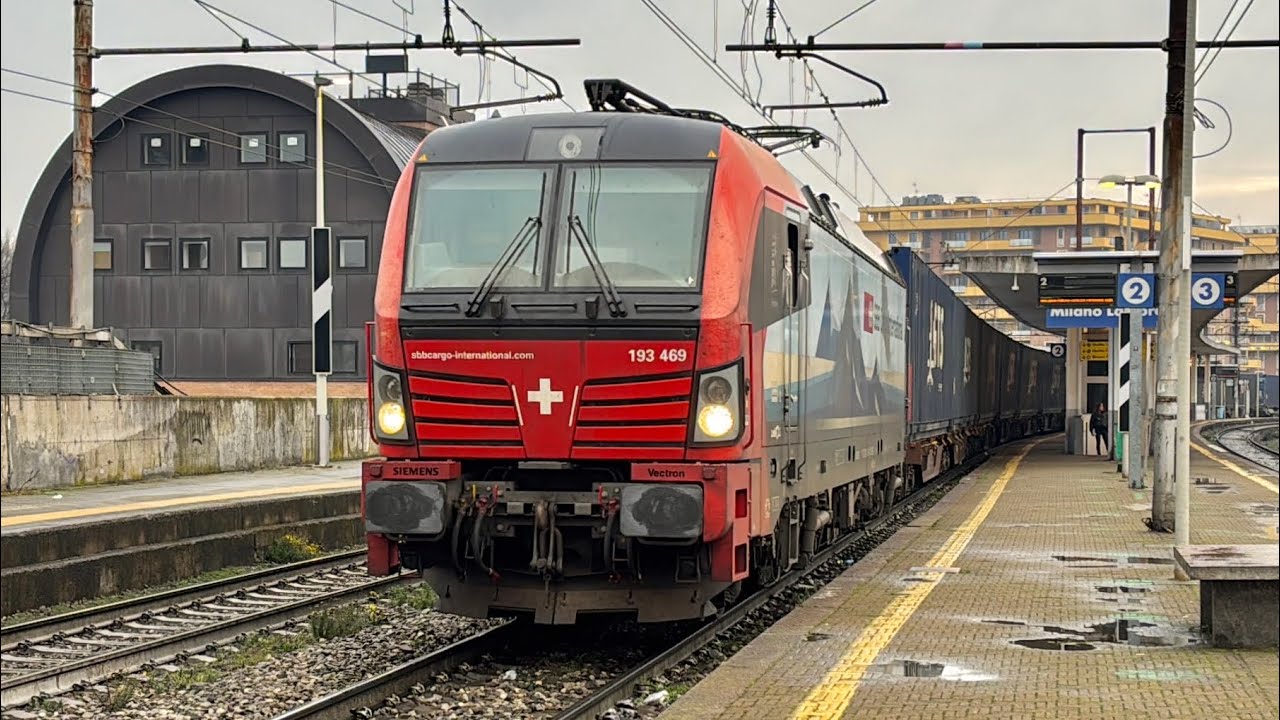 TRENI VELOCI PASSEGGERI E MERCI IN TRANSITO, ARRIVO E PARTENZA NEL NODO DI MILANO!