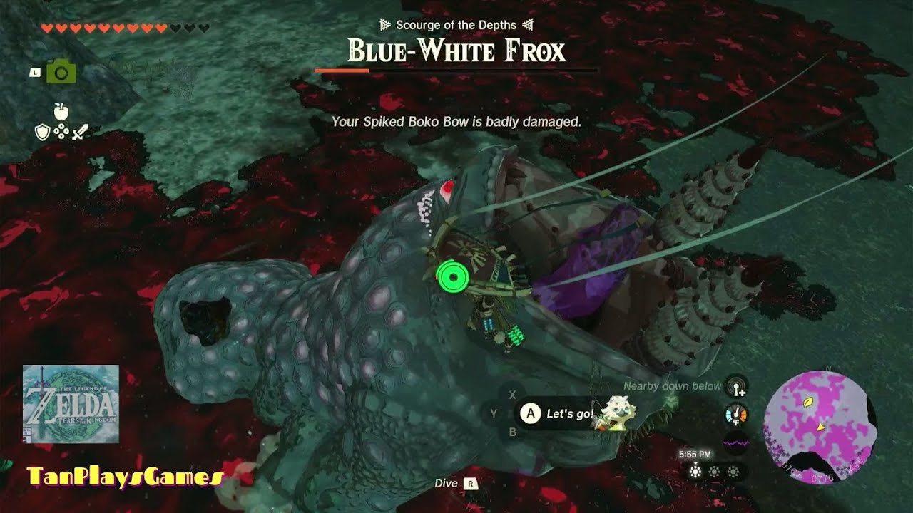 All Blue-White Frox Location : Zelda Tears of The Kingdom.