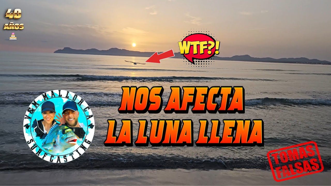 🔥🐟BUSCANDO DORADAS Y DEPREDADORES EN LUNA LLENA🐟🔥SURFCASTING🎣 PURO💪 EN MALLORCA🏝️