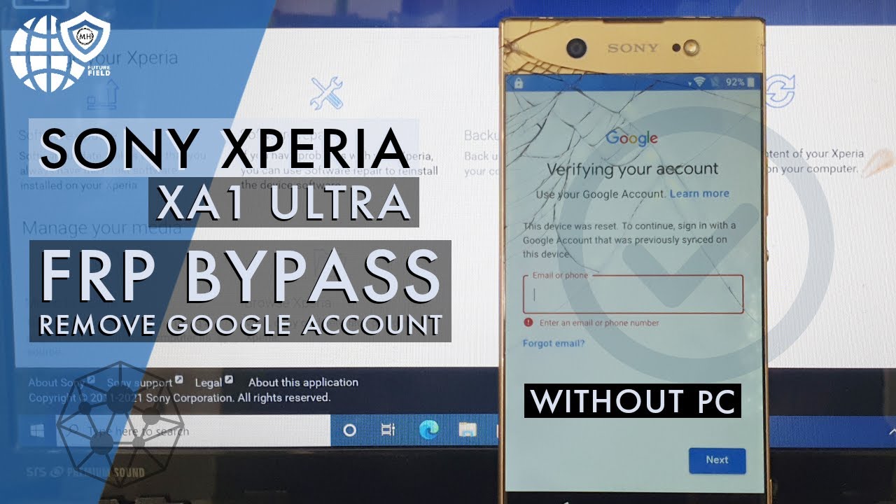 Frp Bypass Sony Xperia XA1 Ultra || Bypass Google Account Sony Xperia XA1 Ultra Without Pc