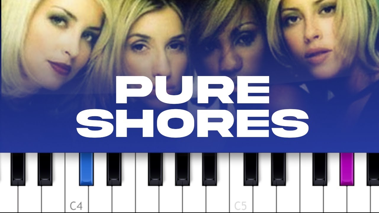All Saints - Pure Shores (piano tutorial)
