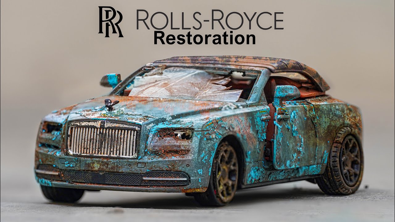 Restoration Abandoned Rolls Royce Dawn - with Wooden Interior