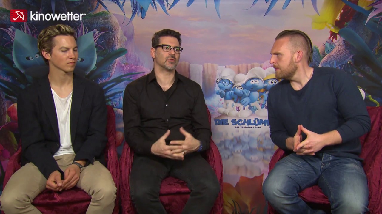 Interview Tim Oliver Schultz, Rick Kavanian & Axel Stein  SMURFS: THE LOST VILLAGE
