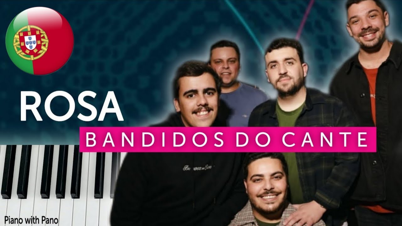 Bandidos do Cante - Rosa | Festival da Canção 🇵🇹 2026 | Piano Cover | #esc2026 