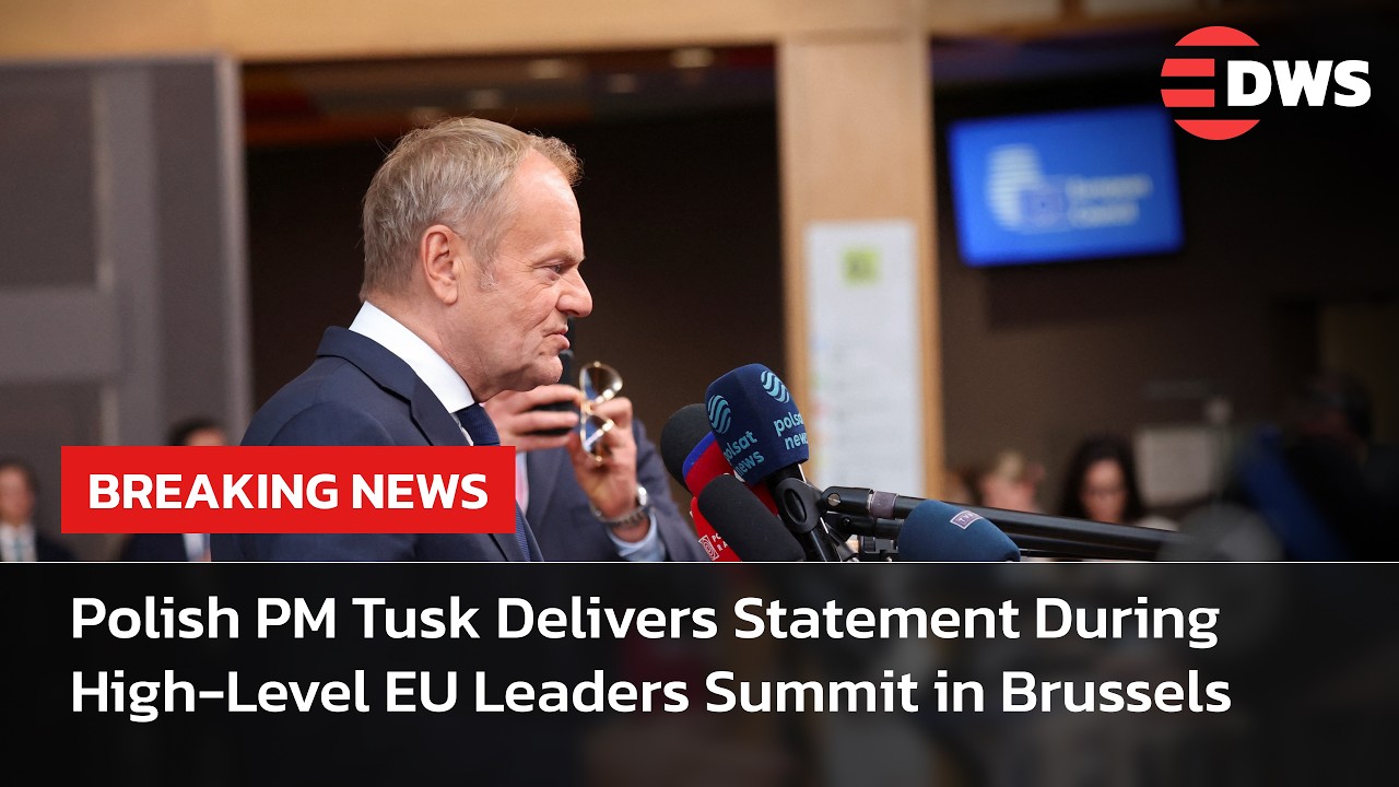 FULL REMARKS: Polish PM Donald Tusk Addresses Media at Crucial EU Summit in Brussels | AC14