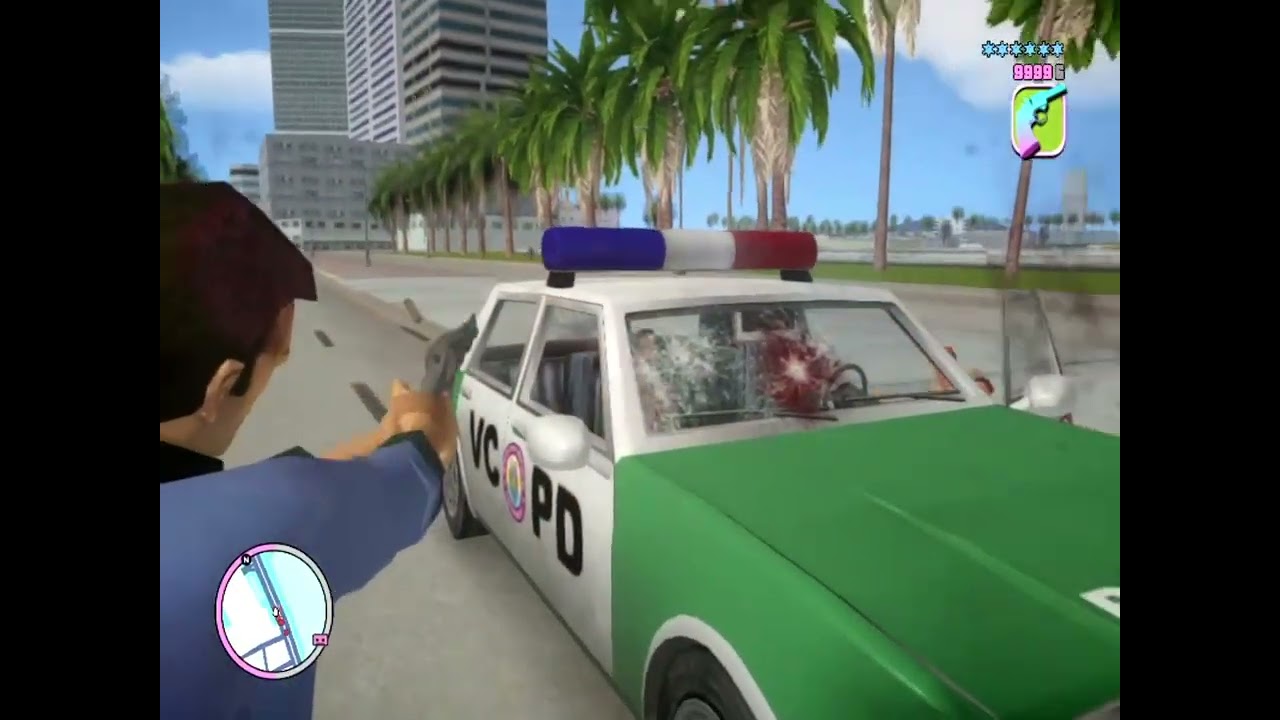 GTA Vice City Nextgen Edition Little Haiti Haitians Shootout + Six Stars Wanted Level Escape