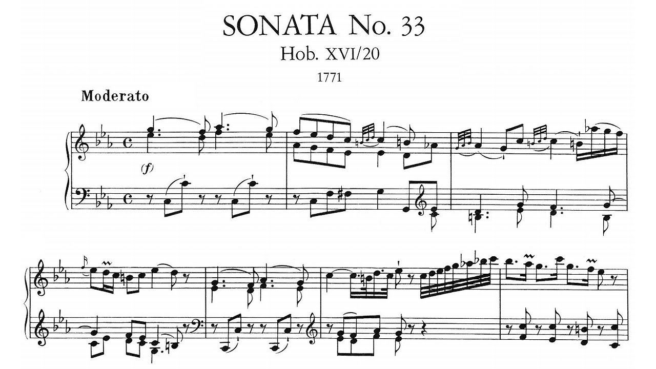 Haydn: Sonata No. 33 in C minor Hob. XVI:20 - Walter Klien, 1959 - VOX SVBX 575