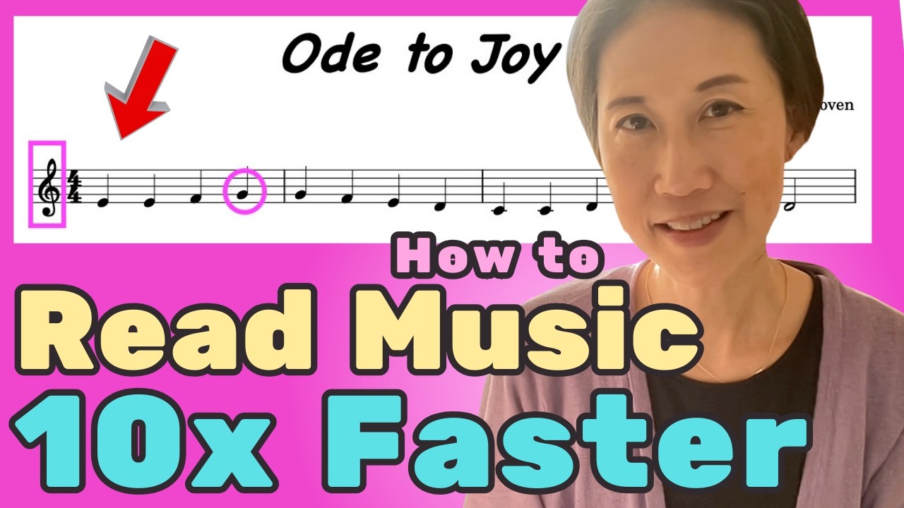 How to Read Music 10x Easier & Faster on Piano | Play Ode to Joy in Minutes!