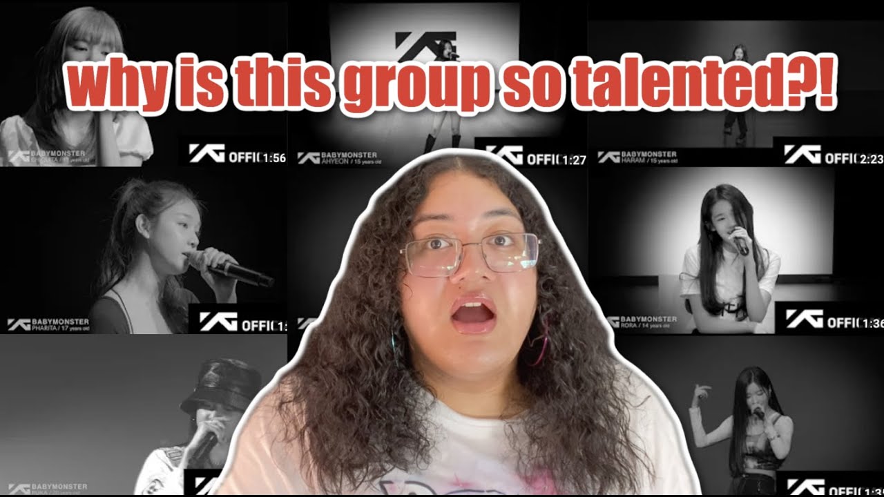 BABYMONSTER (1-7) HARAM, AHYEON, CHIQUITA, ASA, RORA, PHARITA & RUKA REACTION