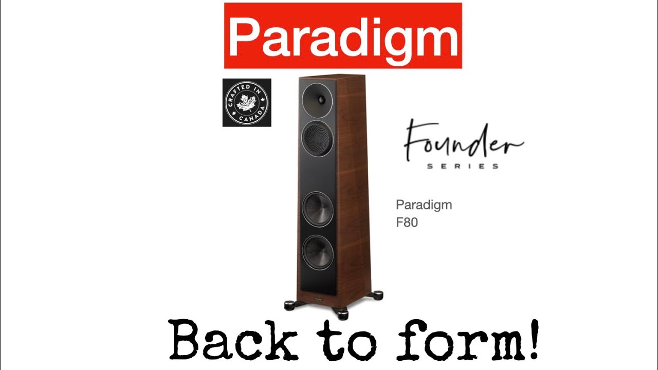 My thoughts on the Paradigm F80 speakers