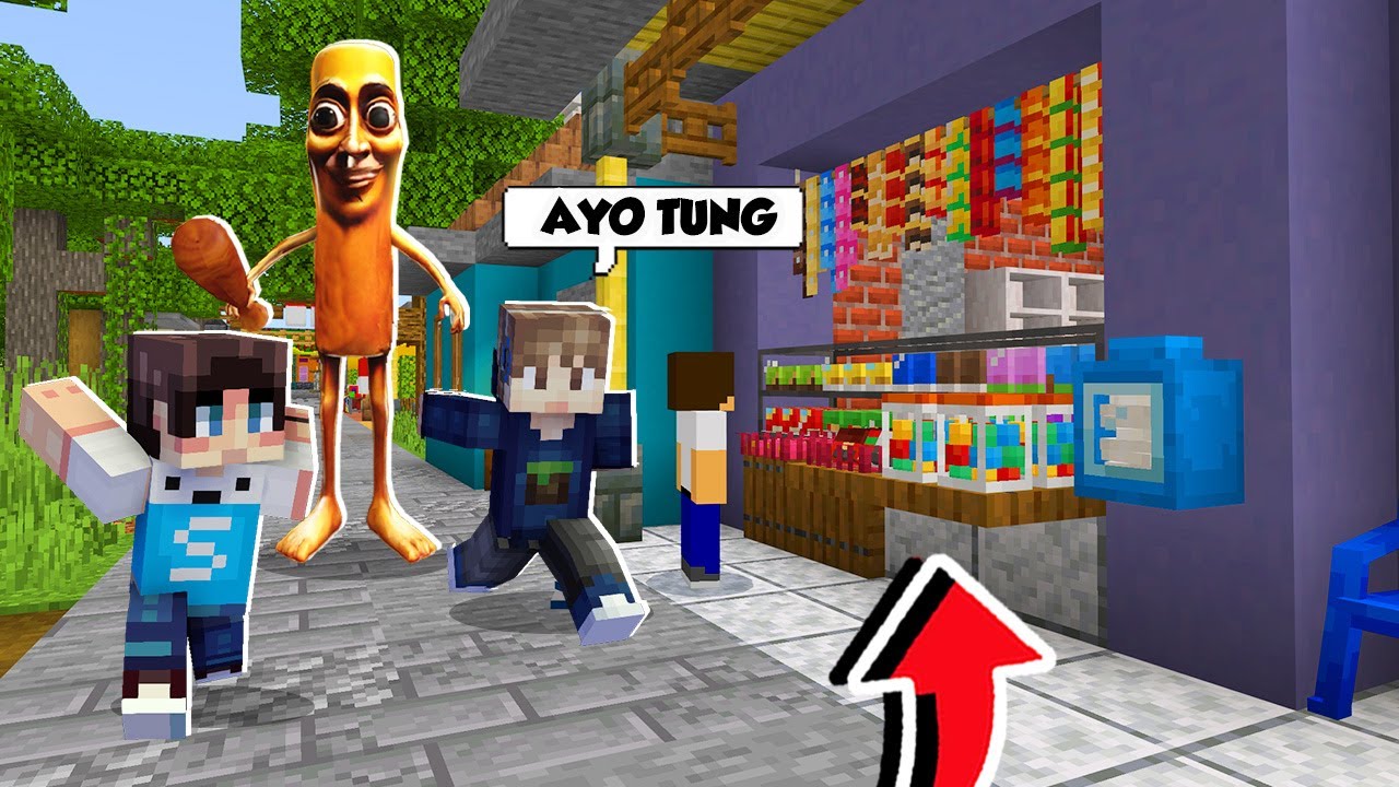 PULANG KAMPUNG BARENG TUNG TUNG TUNG SAHUR DI MINECRAFT!!! - SURVIVAL BERAK 2025 #6