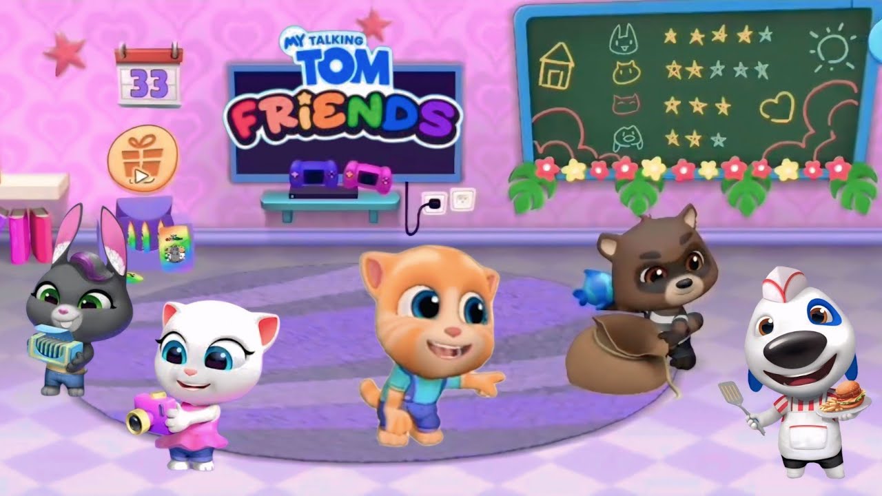 Roy Racoon Stolen All The Decorations - My Talking Tom Friends New Funny Episode