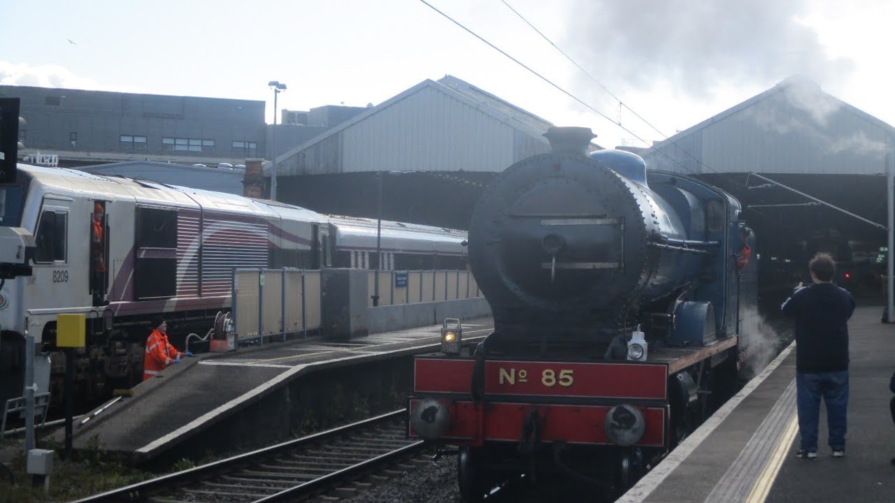 RPSI 85 Merlin and Loco 075 at Connolly with RPSI Cravens 13/3/2022