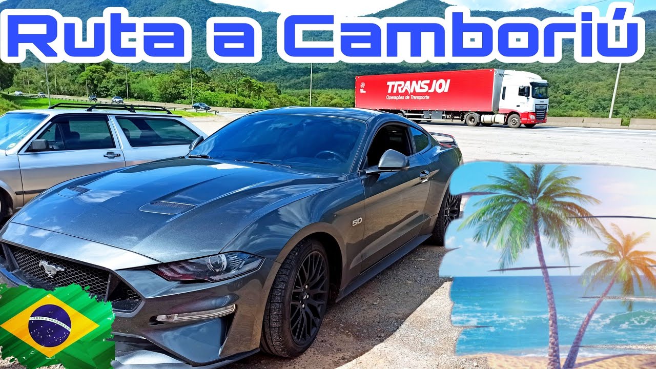 Mas de 700km a Balneario CAMBORIÚ 🇧🇷 en un Ford MUSTANG 🏁 rutas de BRASIL 2022