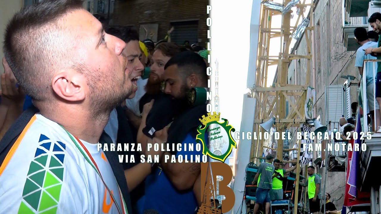 VIA SAN PAOLINO🟫BECCAIO 2025 FAM.NOTARO🟩PARANZA POLLICINO