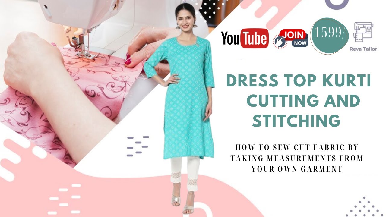 How to cut a dress accurately using measurements taken from the garment #appearancedesignstudio